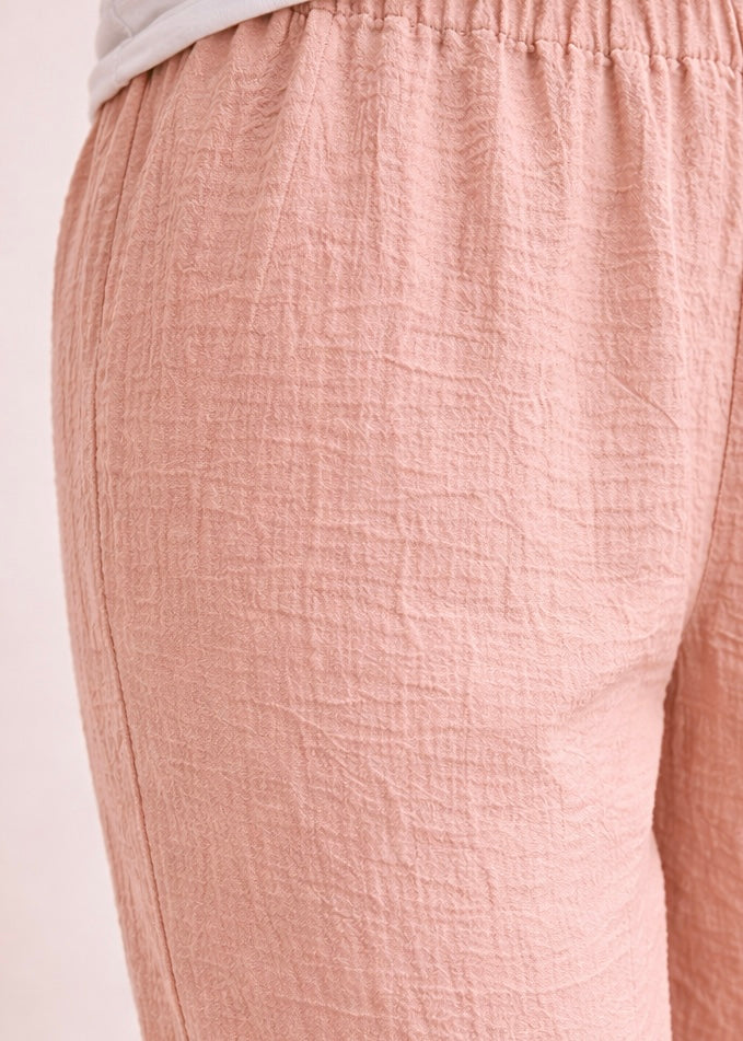 THE CREPE TEXTURE TROUSER-FT