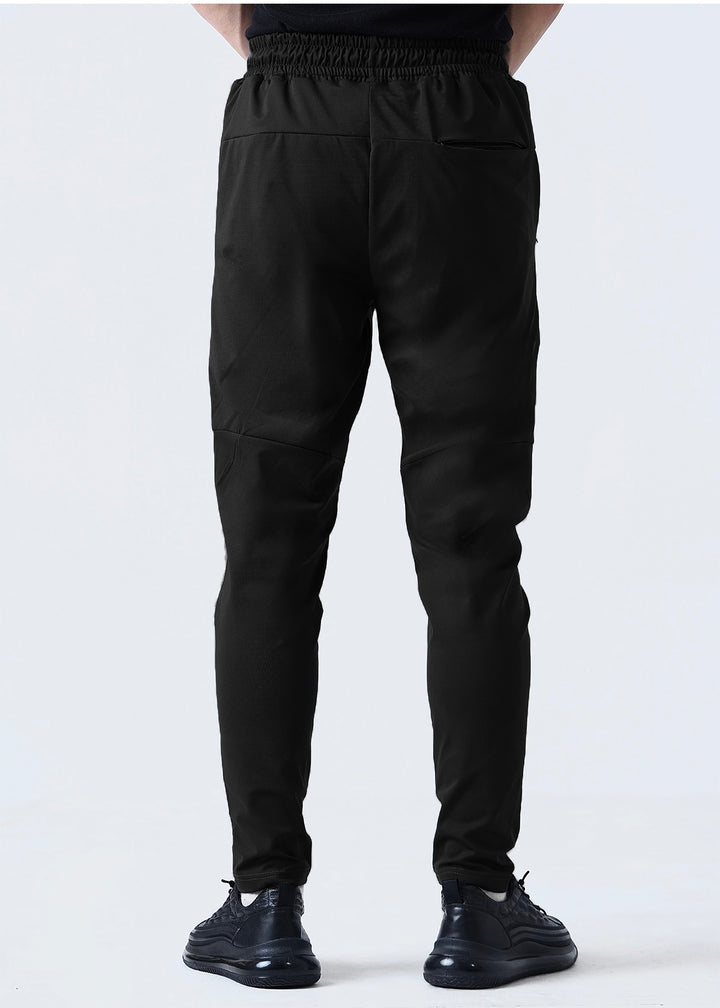 THE LINEN PLEATED TROUSER-BLACK