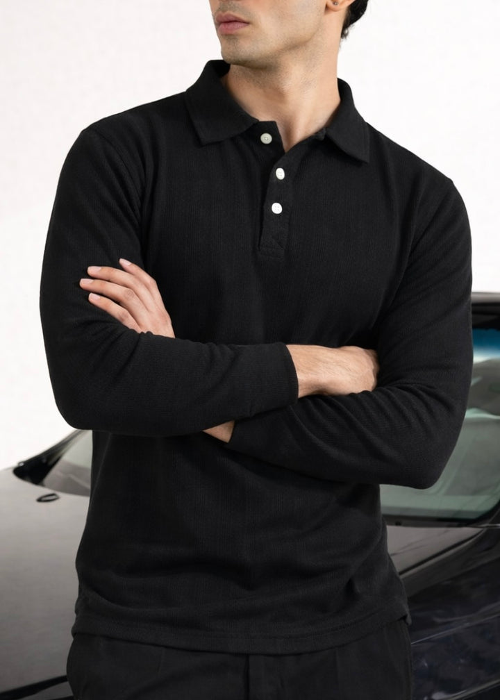 THE SMART KNITTED POLO-FT