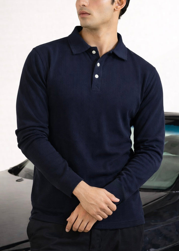 THE SMART KNITTED POLO-FT