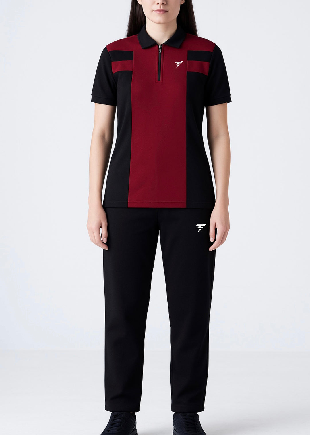 THE VIBRANT TWINSET-MAROON