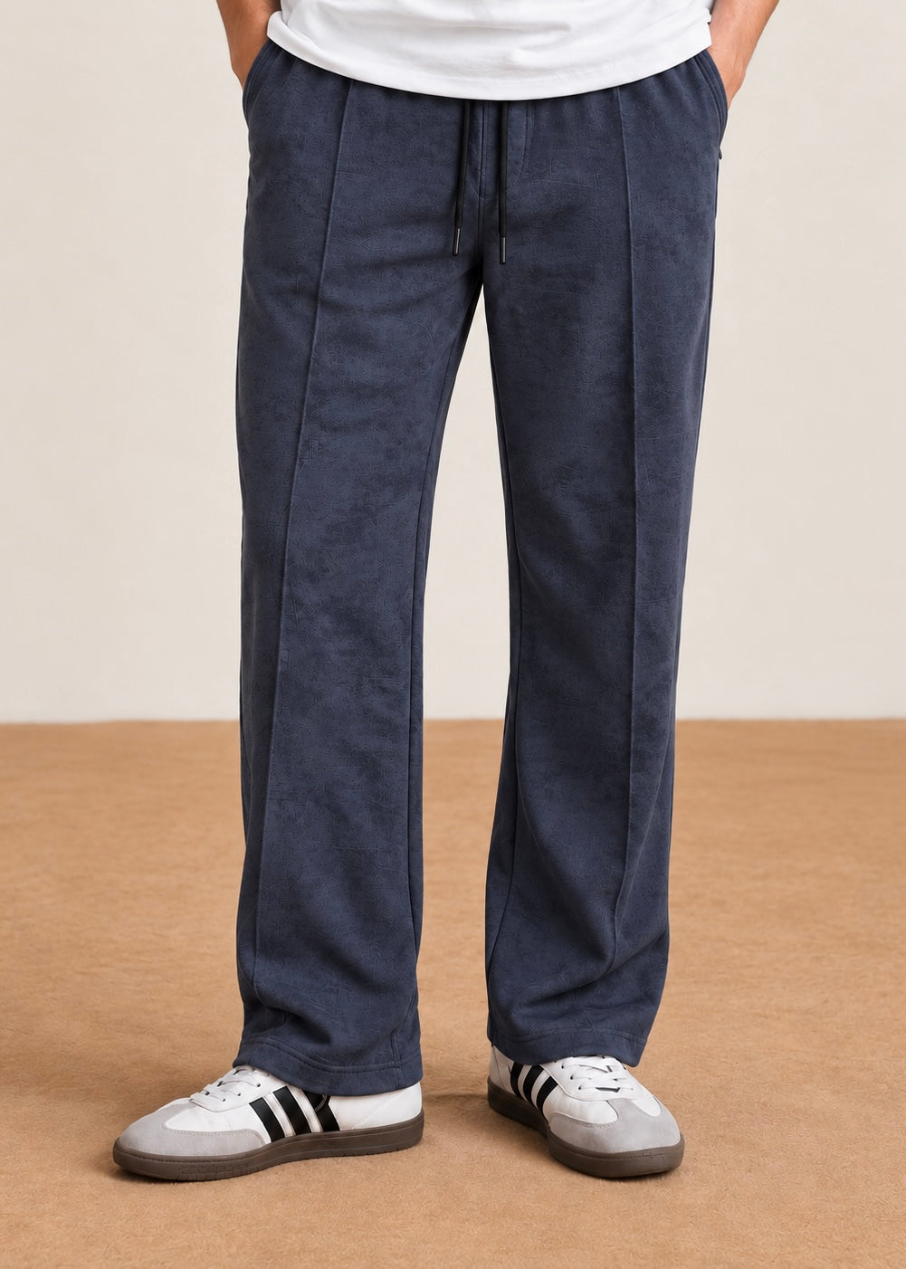 Classic Panel Track Pant Trouser NAVY