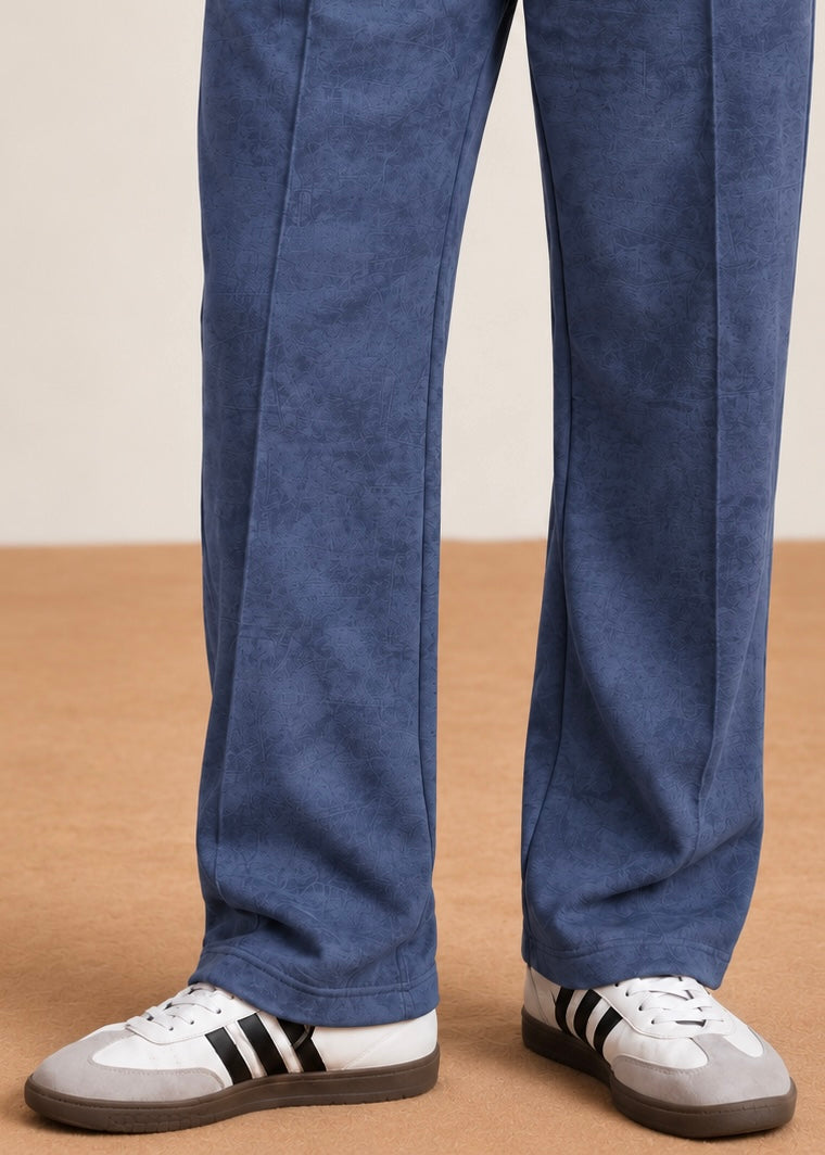 Vintage Texture Pant Trouser Navy