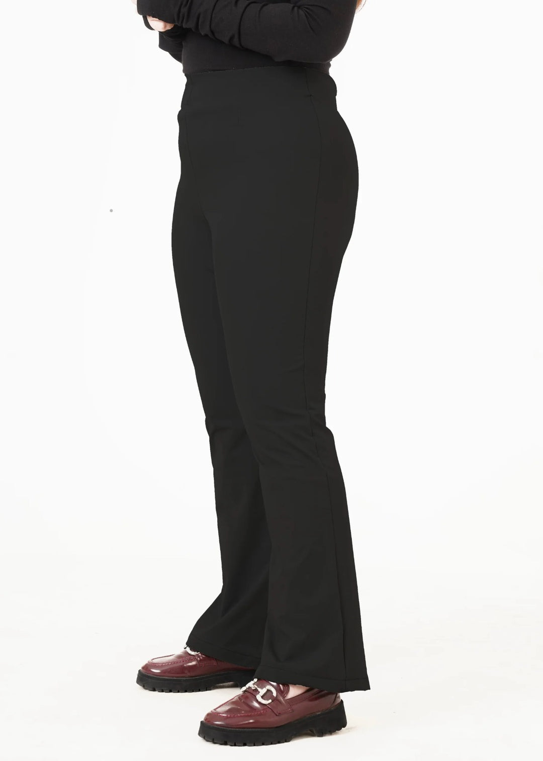 STRAIGHT TAILORED PANT'S-FT-BLACK